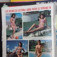 Colecionismo de Revistas e Jornais: LOS BIKINIS DE VICTORIA ABRIL LENCERIA ROPA DE BAÑO. Lote 270912973