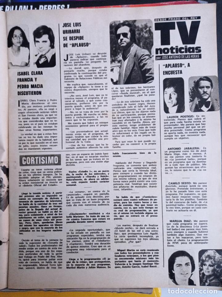 Coleccionismo de revistas y peri&oacute;dicos: isabel clara francia pedro macia jose luis uribarri lauren postigo camilo sesto marujita diaz