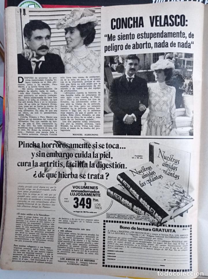 Coleccionismo de revistas y peri&oacute;dicos: concha velasco