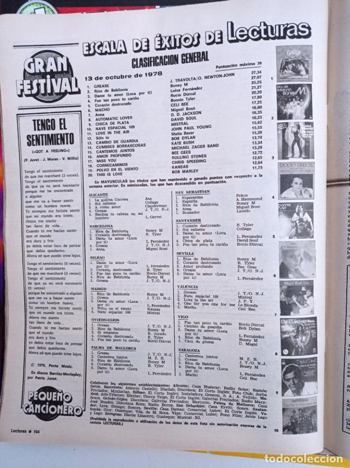 Coleccionismo de Revistas y Peri&oacute;dicos: escala de exitos grease rocio durcal boney m