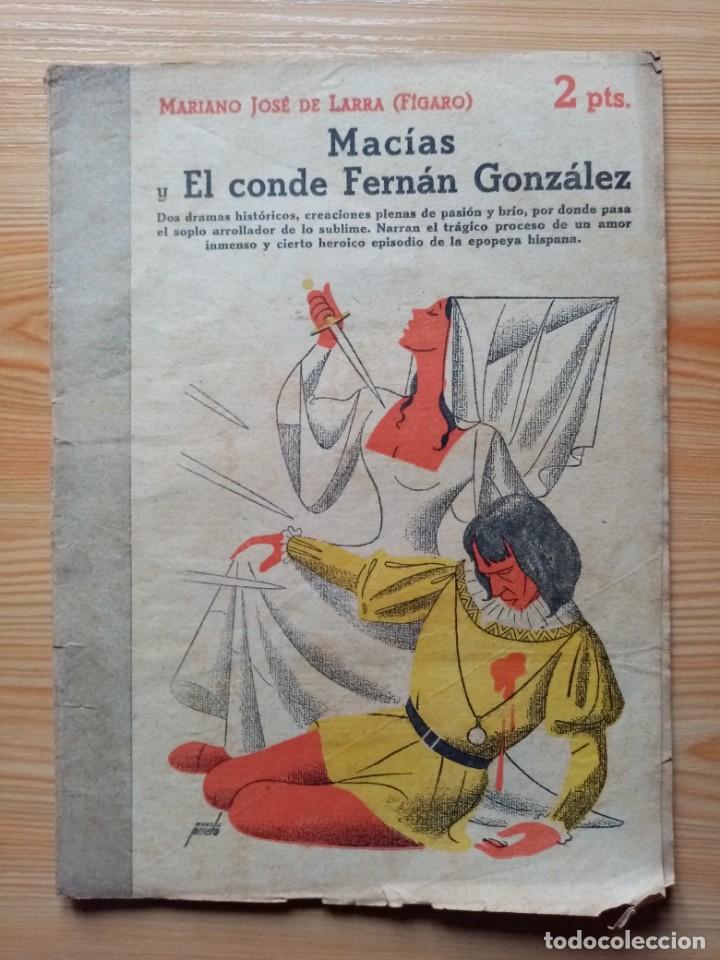 Coleccionismo de Revistas y Peri&oacute;dicos: REVISTA LITERARIA NOVELAS Y CUENTOS - N&ordm; 955-1949 - MACIAS Y EL CONDE FERNAN GONZALEZ