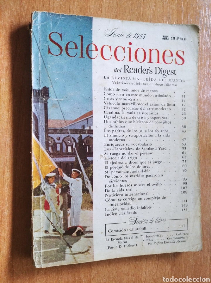 Coleccionismo de Revistas y Peri&oacute;dicos: Revista selecciones del readers digest junio 1955