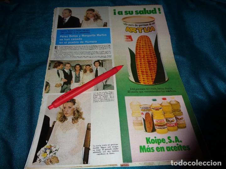 Coleccionismo de revistas y peri&oacute;dicos: RECORTE : CAMILO SESTO Y PABLO ABRAIRA, EN LA BODA DE SU COMPOSITOR. SEMANA, SPTMBRE 1978(#)