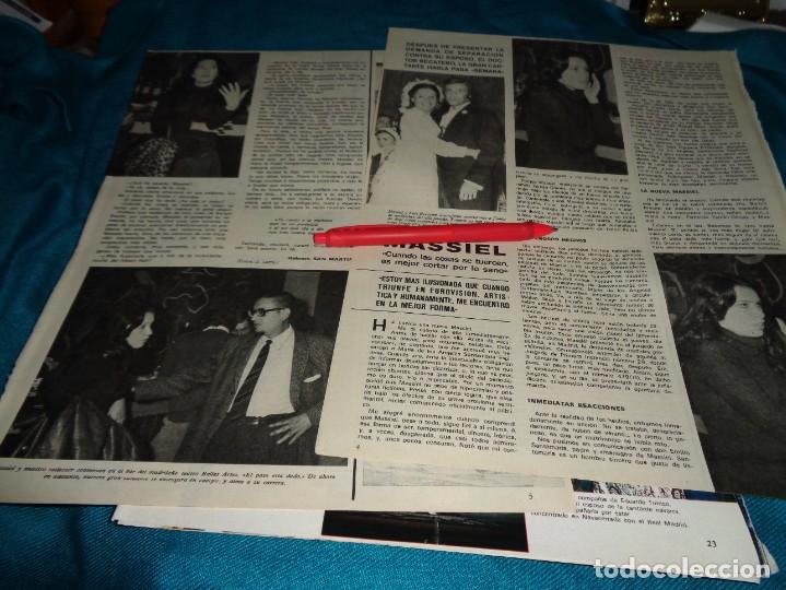 Coleccionismo de Revistas y Peri&oacute;dicos: RECORTE : MASSIEL, PIDE SEPARACION DE SU MARIDO . SEMANA, NVMBRE 1970(#)