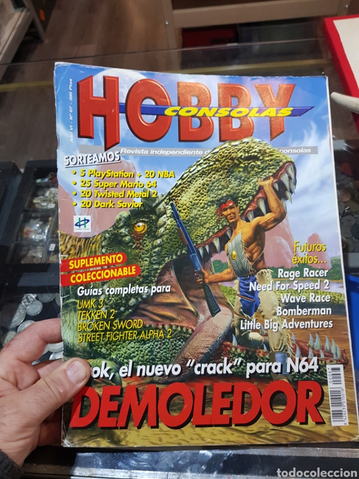 Coleccionismo de Revistas y Peri&oacute;dicos: Revista Hobby Consolas a&ntilde;o sexto n&uacute;mero 67 sin p&oacute;ster central