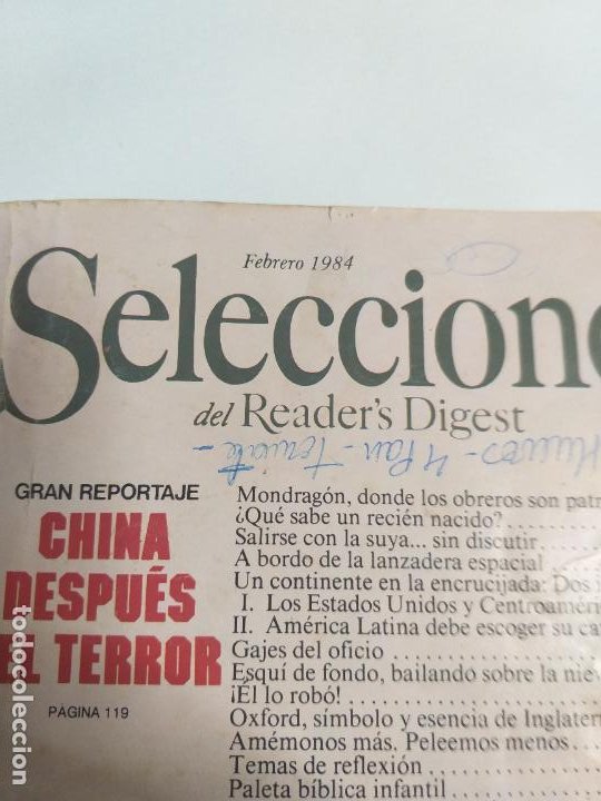 Revista Selecciones Del Readers Digest Febrer Comprar Otras Revistas Y Periódicos Modernos 6330