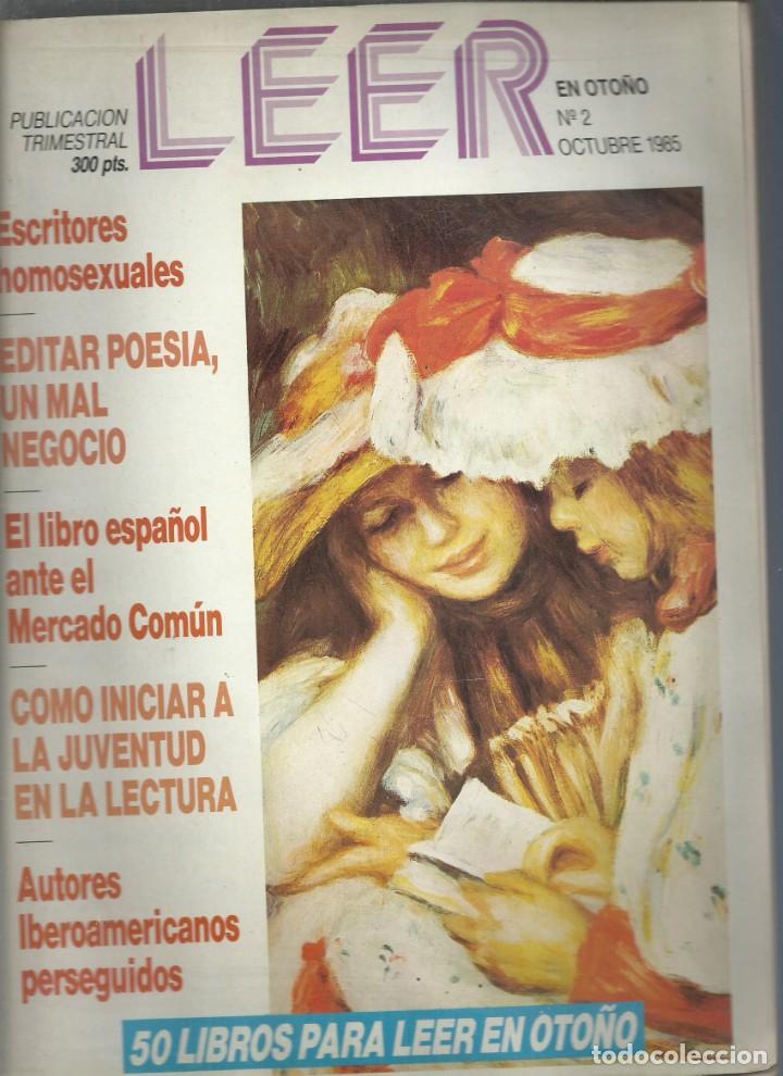 Coleccionismo de Revistas y Peri&oacute;dicos: REVISTA LEER, N&ordm; 2 OCTUBRE 1985 LITERATURA GALLEGA, NOVELA VASCA, FRAN&Ccedil;OISE SAGAN, CANTAUTORES
