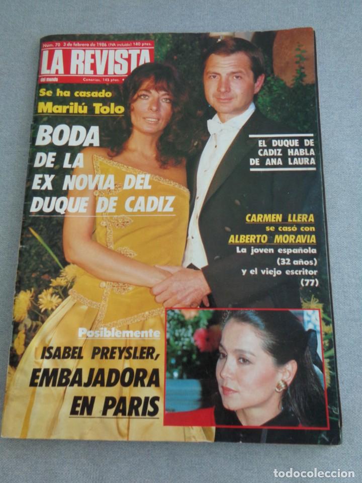 Coleccionismo de Revistas y Peri&oacute;dicos: MARILU TOLO - LINDA EVANS - ISABEL PRESLEY - PALOMA SAN BASILIO ... EN LA REVISTA 1986