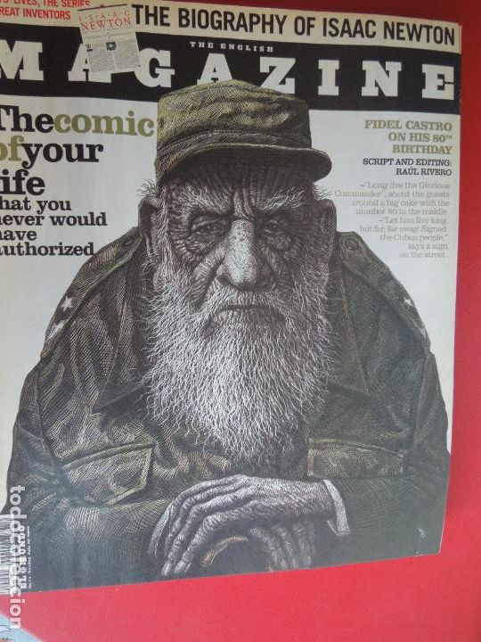Coleccionismo de Revistas y Peri&oacute;dicos: EL MUNDO MAGAZINE THE ENGLISH N&ordm; 14- 07-2006 - FIDEL CASTRO - ISAAC NEWTON