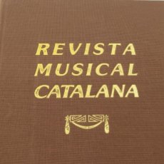 Coleccionismo de Revistas y Periódicos: REVISTA MUSICAL CATALANA. BUTLLETÍ MENSUAL DEL “ORFEÓ CATALÀ”. AÑO 1935. Lote 271812013