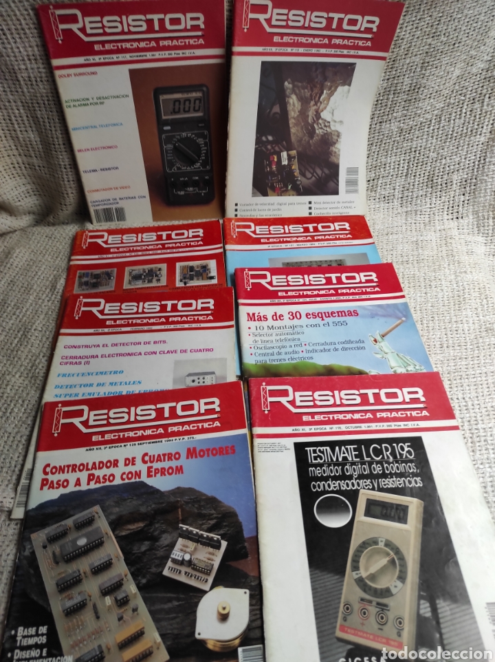 Coleccionismo de Revistas y Peri&oacute;dicos: RESISTOR , ELECTRONICA APLICADA -LOTE DE 24 EJEMPLARES
