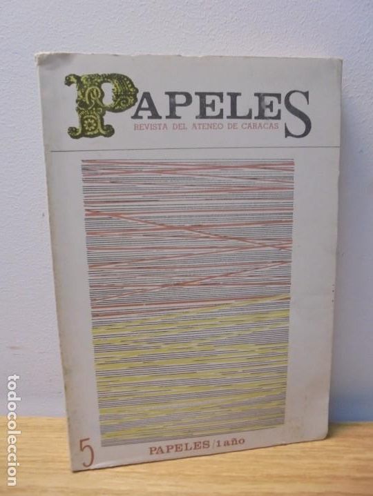 Colecionismo de Revistas e Jornais: REVISTA DEL ATENEO DE CARACAS. PAPELES N&ordm; 5. NOVIEMBRE - DICIEMBRE 1968