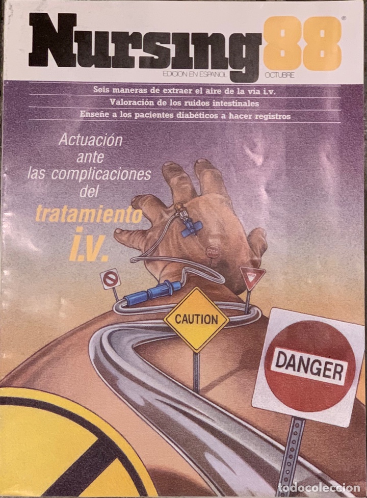 Coleccionismo de revistas y peri&oacute;dicos: Revista Nursing. N&ordm; 8. Volumen 6. Octubre 1988.