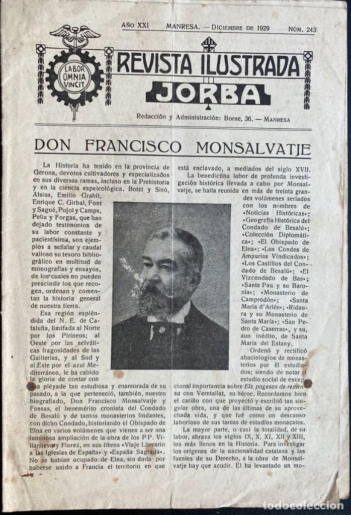 Collection Magazines and Newspapers: Revista ilustrada Jorba - Manresa - N&uacute;m. 243 de Diciembre de 1929 - FRANCISCO MONSALVATJE - SEVILLA