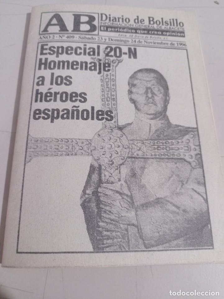 Collection Magazines and Newspapers: AB DIARIO DE BOLSILLO - ESPECIAL 20-N HOMENAJE A LOS HEROES ESPA&Ntilde;OLES REF. UR EST