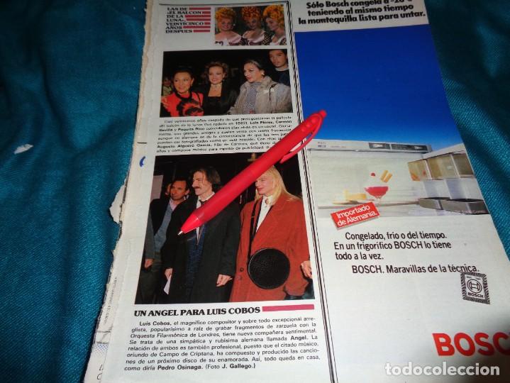 Coleccionismo de Revistas y Peri&oacute;dicos: RECORTE : LOLA FLORES, PAQUITA RICO Y CARMEN SEVILLA. SEMANA, NVMBRE 1986(#)