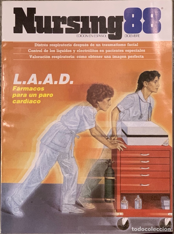 Coleccionismo de revistas y peri&oacute;dicos: Revista Nursing. N&ordm; 10. Volumen 6. Diciembre 1988.