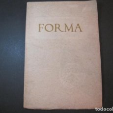 Coleccionismo de Revistas y Periódicos: REVISTA FORMA-NUMERO 1-AÑO 1904-RAMON CASAS Y MÁS-VER FOTOS-(V-22.824)