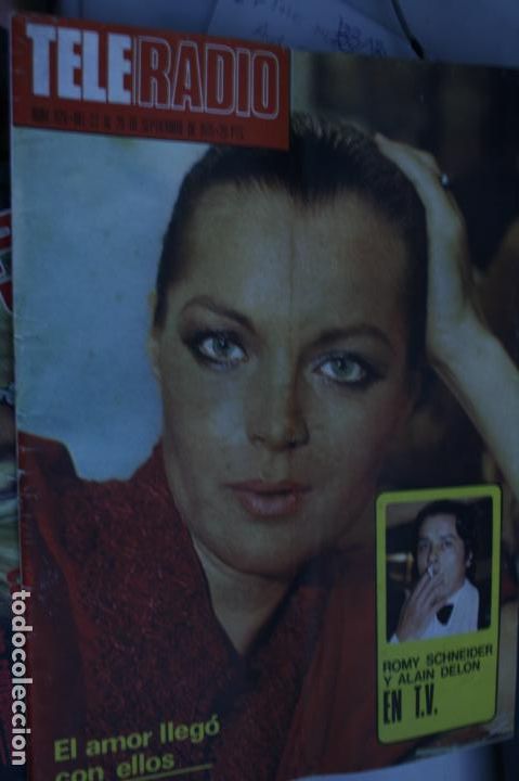 Coleccionismo de Revistas y Peri&oacute;dicos: REVISTA TELE RADIO ROMY SCHNEIDER ABU DHABI ISABEL PANTOJA SERRAT FELIX RODRIGUEZ DE LA FUENTE 1975