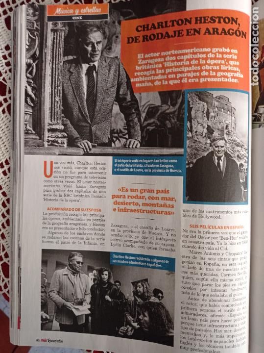 Coleccionismo de Revistas y Peri&oacute;dicos: CHARLTON HESTON EN ARAGON