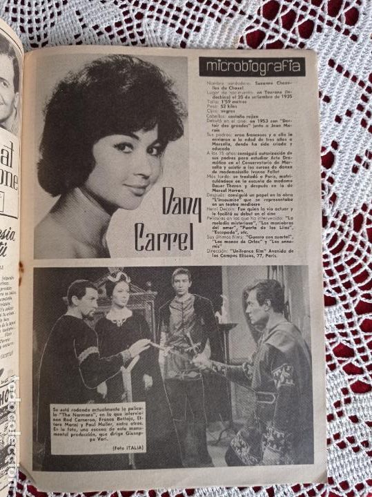 Coleccionismo de revistas y peri&oacute;dicos: DANY CARREL