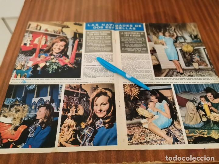 Coleccionismo de Revistas y Peri&oacute;dicos: ROC&Iacute;O DURCAL, CARMEN SEVILLA RECORTE REVISTA 3 P&Aacute;GINAS 1964