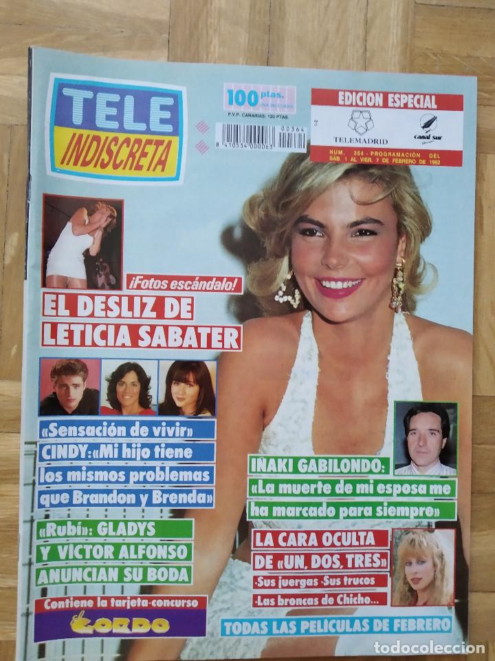 Revista tele indiscreta 364 leticia sabater. un - Sold at Auction ...