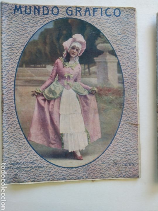 Coleccionismo de Revistas y Peri&oacute;dicos: 4 REVISTAS MUNDO GR&Aacute;FICO. A&Ntilde;O 1916. Una sin portada.
