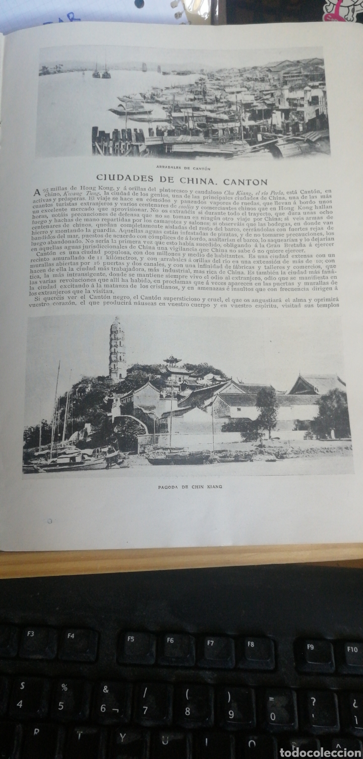 Collection Magazines and Newspapers: ( China, Ciudad de Canton ) 1909 Blanco y Nego. Revista ilustrada 2 de enero a&ntilde;o xix num 922