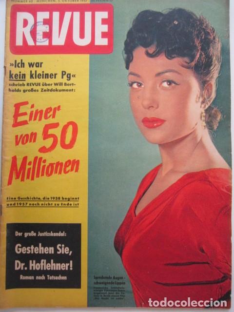 Coleccionismo de Revistas y Peri&oacute;dicos: REVISTA ALEMANA REVUE 1957 N&ordm; 40