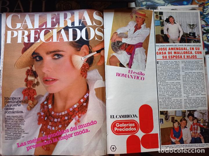 Coleccionismo de Revistas y Peri&oacute;dicos: anuncio galerias preciados margaux hemingway