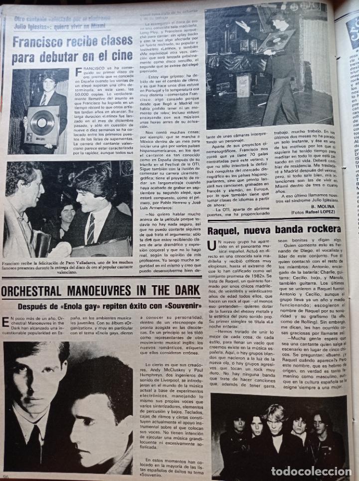 Coleccionismo de revistas y peri&oacute;dicos: francisco paco valladares raquel orchestral manoeouvres in the dark enola gay