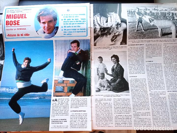 Collectionnisme de Revues et Journaux: miguel bose lucia memorias en semana capitulo 1 retazos de mi vida