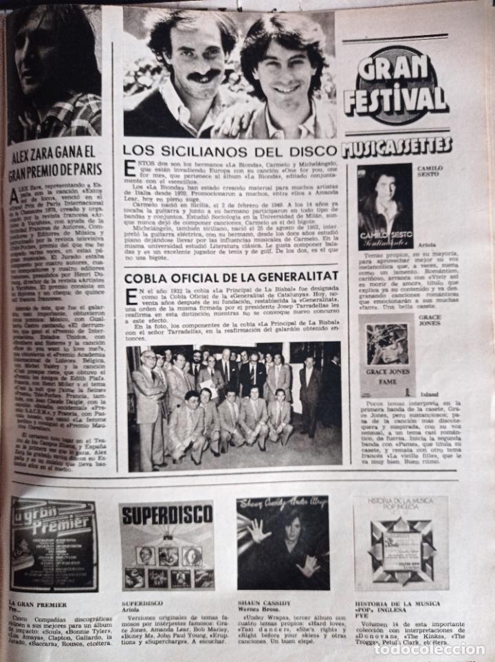 Coleccionismo de revistas y peri&oacute;dicos: GRACE JONES CAMILO SESTO ALEX ZARA LA BIONDA SHAUN CASSIDY