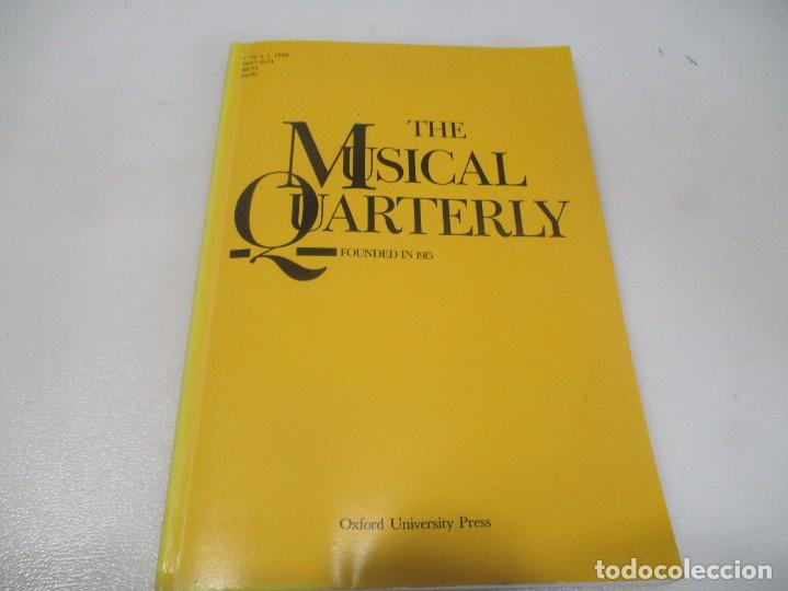 Collezionismo di Riviste e Giornali: THE MUSICAL QUARTERLY Vol. 74. 1990 W7957