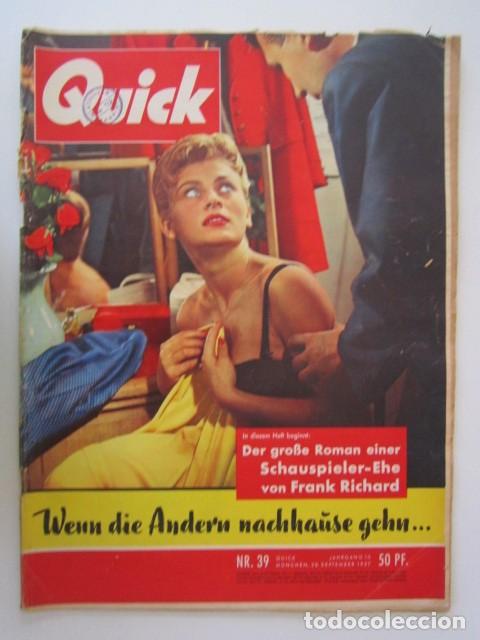 Coleccionismo de Revistas y Peri&oacute;dicos: REVISTA ALEMANA QUICK 1957 N&ordm;39