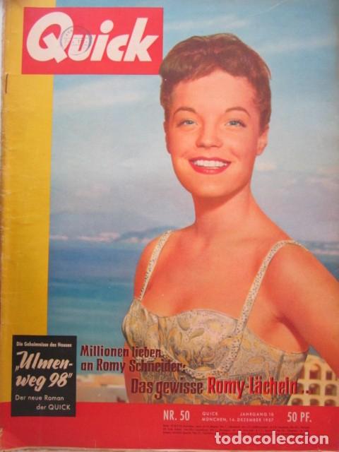 Coleccionismo de Revistas y Peri&oacute;dicos: REVISTA ALEMANA QUICK 1957 N&ordm;50