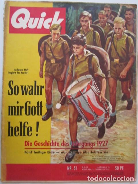 Coleccionismo de Revistas y Peri&oacute;dicos: REVISTA ALEMANA QUICK 1957 N&ordm;51