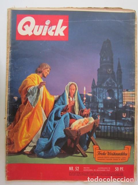 Coleccionismo de Revistas y Peri&oacute;dicos: REVISTA ALEMANA QUICK 1957 N&ordm;52