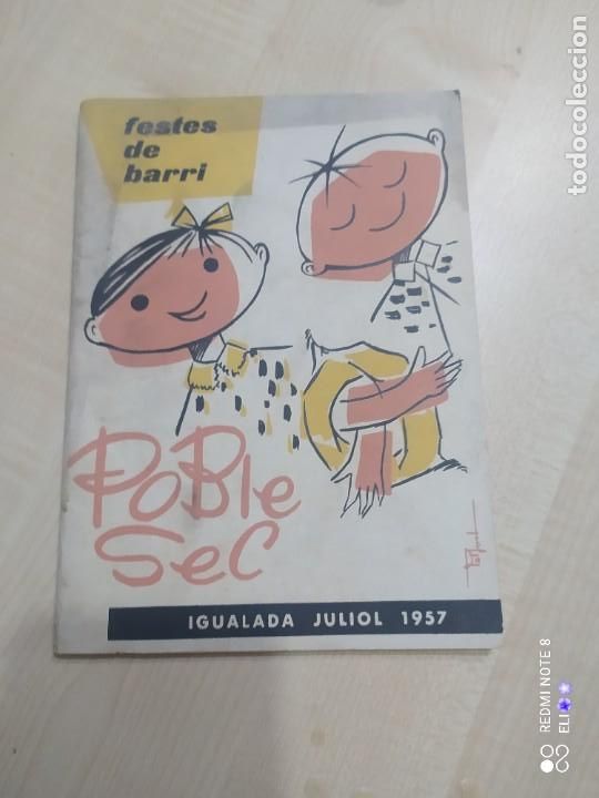 Coleccionismo de Revistas y Peri&oacute;dicos: FIESTA MAYOR POBLE SEC 1957 igualada
