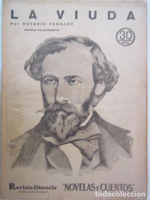 Coleccionismo de Revistas y Peri&oacute;dicos: REVISTA NOVELAS Y CUENTOS 1932 LA VIUDA DE OCTAVIO FEUILLET