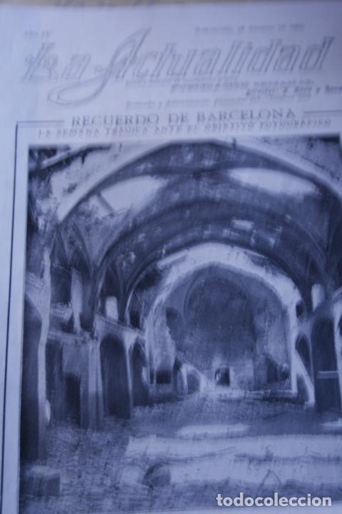 Coleccionismo de Revistas y Peri&oacute;dicos: BARCELONA SEMANA TRAGICA MANRESA SABADELL SANT FELIU DE GUIXOLS GRANLLERS 1909 REVISTA LA ACTUALIDAD