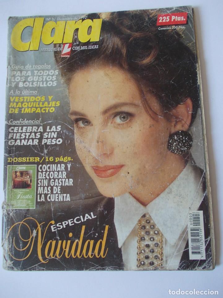 Collectionnisme de Revues et Journaux: Revista Femenina Clara N&ordm; 3 Diciembre 1992 Modelo: Florencia de Francina