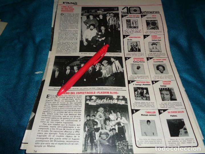 Coleccionismo de Revistas y Peri&oacute;dicos: RECORTE : LONG-PLAY DE ORO PARA MOCEDADES. SEMANA, FBRO 1984(#)