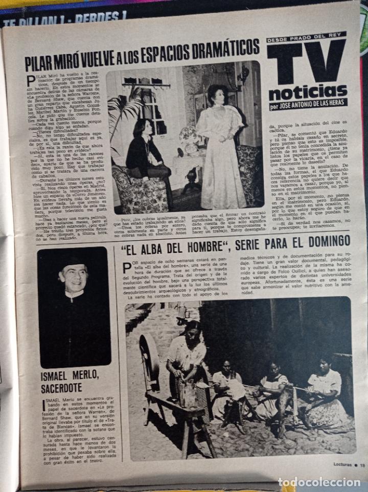 Coleccionismo de revistas y peri&oacute;dicos: PILAR MIRO JULIA GUTIERREZ CABA ISMAEL MERLO CONCHA VELASCO