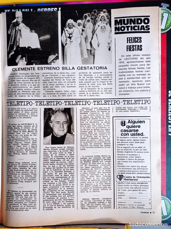 Coleccionismo de revistas y peri&oacute;dicos: MARLON BRANDO PAPA CLEMENTE EL PALMAR DE TROYA