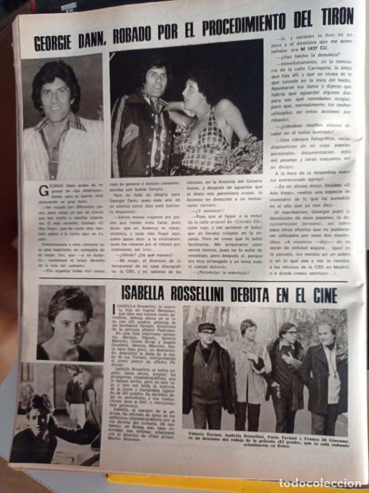Coleccionismo de revistas y peri&oacute;dicos: ISABELLA ROSSELLINI GEORGIE DANN