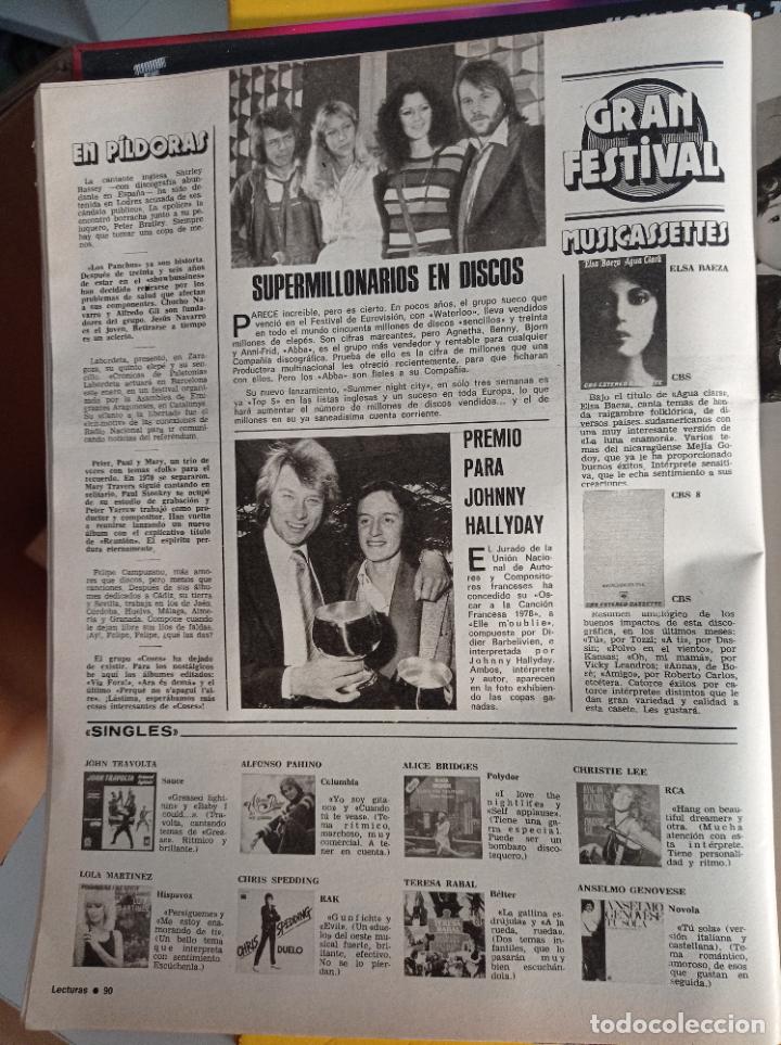 Coleccionismo de revistas y peri&oacute;dicos: JOHNNY HALLYDAY CHRISTIE LEE ABBA JOHN TRAVOLTA LOLA MARTINEZ