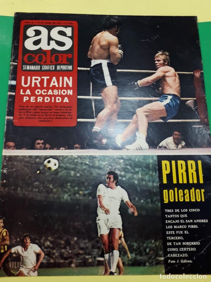 Coleccionismo de Revistas y Peri&oacute;dicos: As color, Urtain, la ocasi&oacute;n perdida. Junio 1972