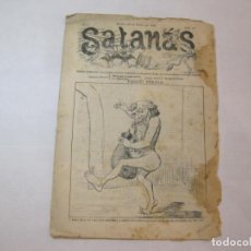 Coleccionismo de Revistas y Periódicos: SATANAS-NUMERO 6-MADRID 30 MARZO DE 1886-REVISTA ANTIGUA-VER FOTOS-(V-22.855)